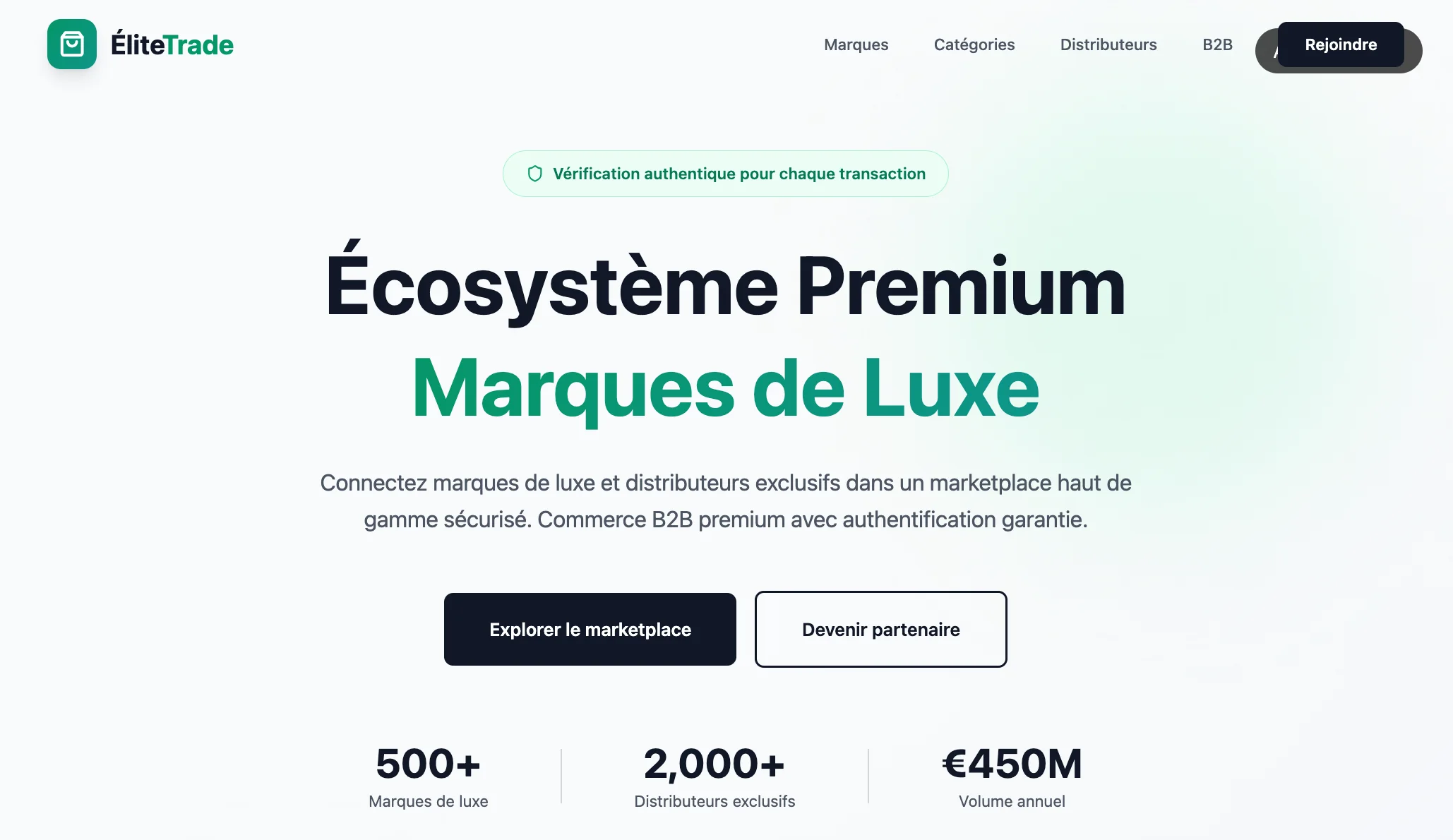 Plateforme B2B